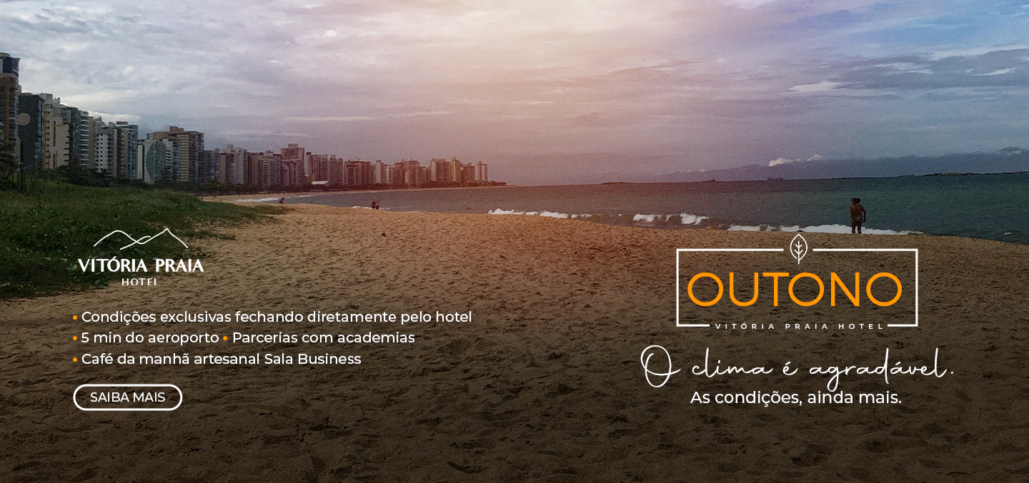 Fim de ano é aqui no Vitória Praia Hotel!