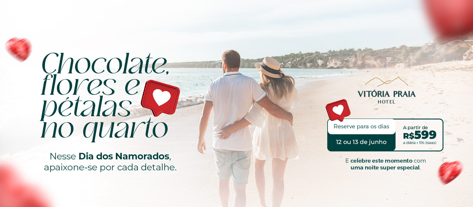 Natal e Ano Novo é no Vitória Praia Hotel!