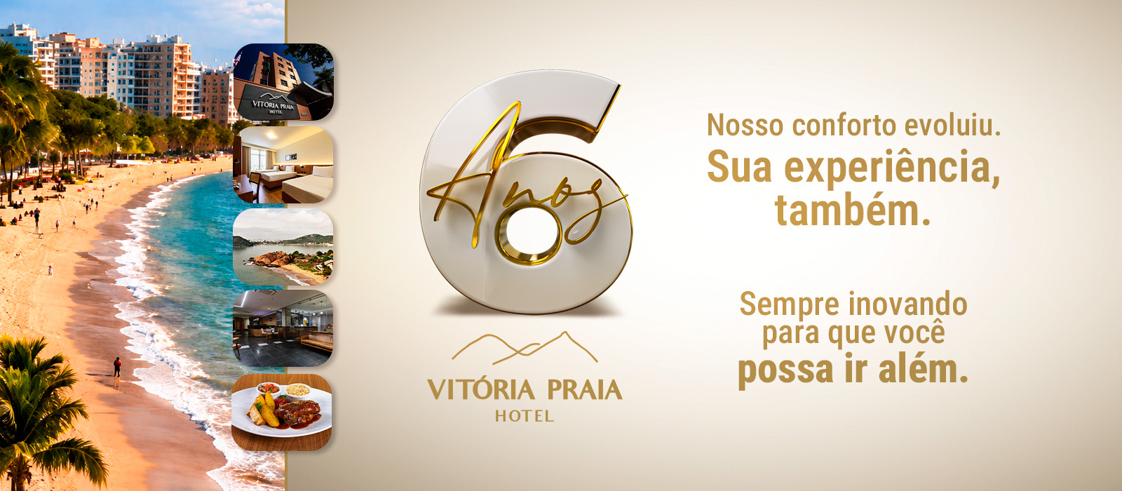 Fim de ano é aqui no Vitória Praia Hotel!